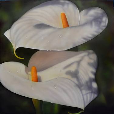 Original Figurative Floral Paintings by Paco Yuste