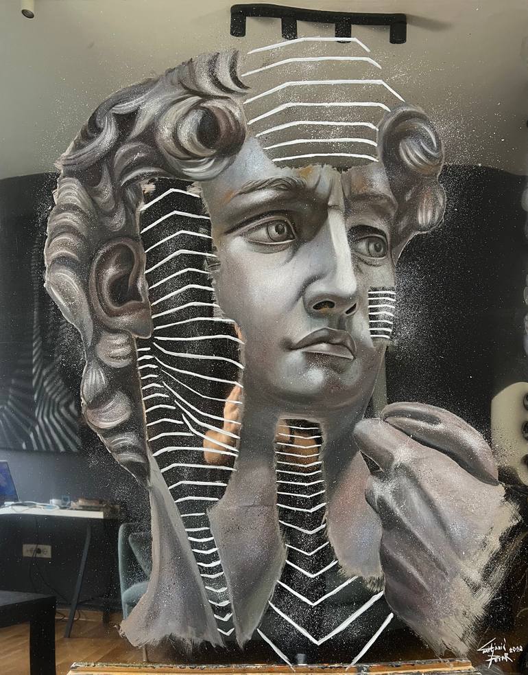 Original Conceptual People Painting by Petar Smiljanić