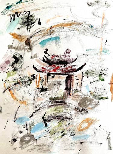 Print of Fine Art Calligraphy Paintings by Nguyen Hoang Ngan