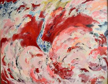 Original Abstract Expressionism Abstract Paintings by Nguyen Hoang Ngan