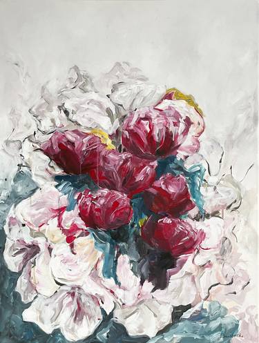 Original Floral Paintings by Joanne Swisterski