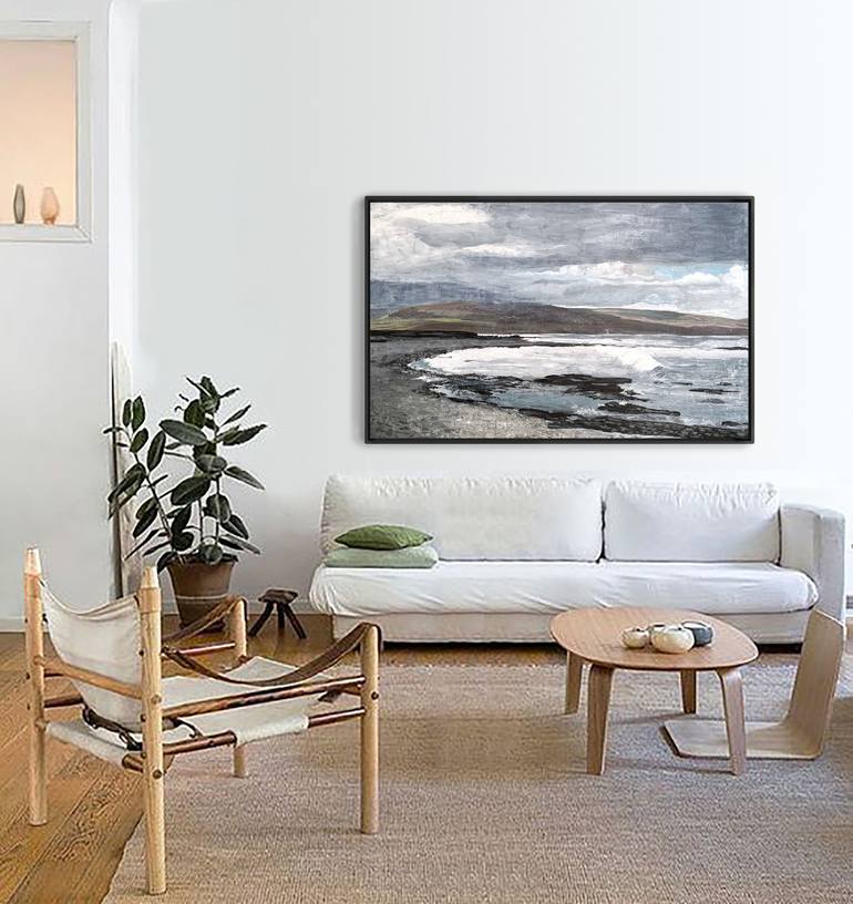 Original Abstract Landscape Painting by Joanne Swisterski