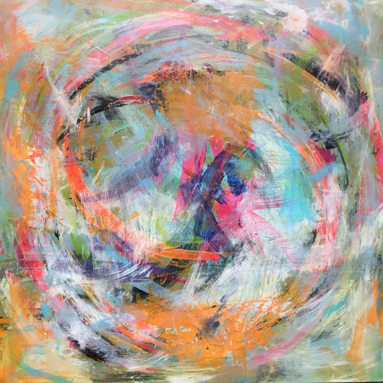 Original Abstract Expressionism Abstract Painting by Christy Botkin Reeves