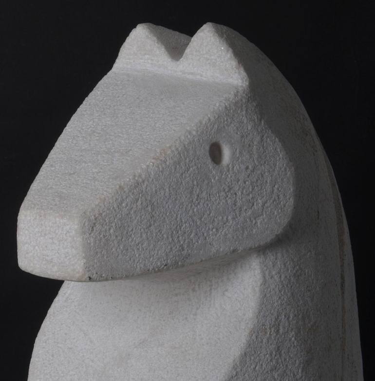 Original Cubism Animal Sculpture by Juan Carlos  Cerron