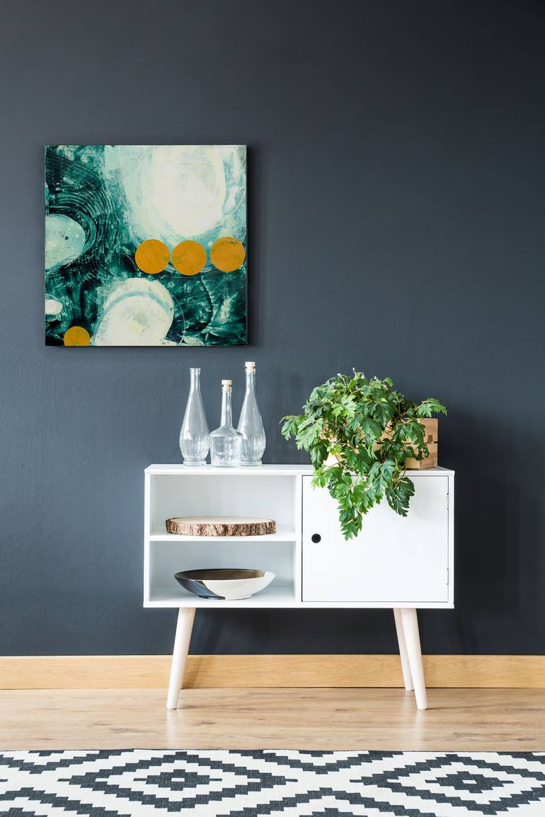 Original Abstract Expressionism Abstract Painting by Jan Allsopp