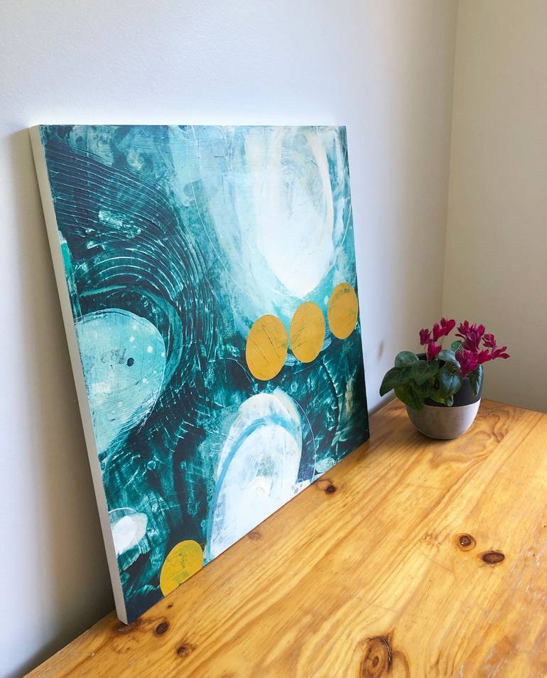 Original Abstract Expressionism Abstract Painting by Jan Allsopp
