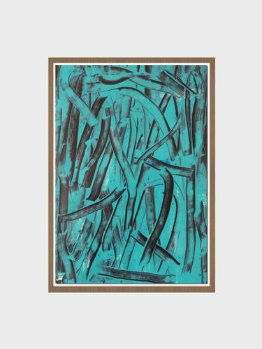 Original Abstract Printmaking by syki br