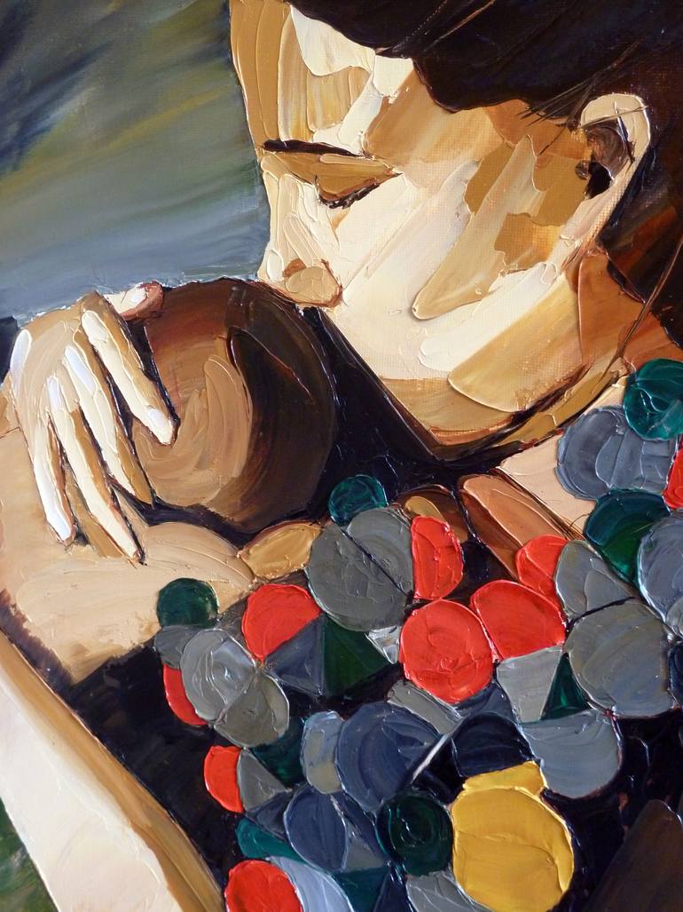 Original Conceptual Women Painting by Peggy Middlemiss