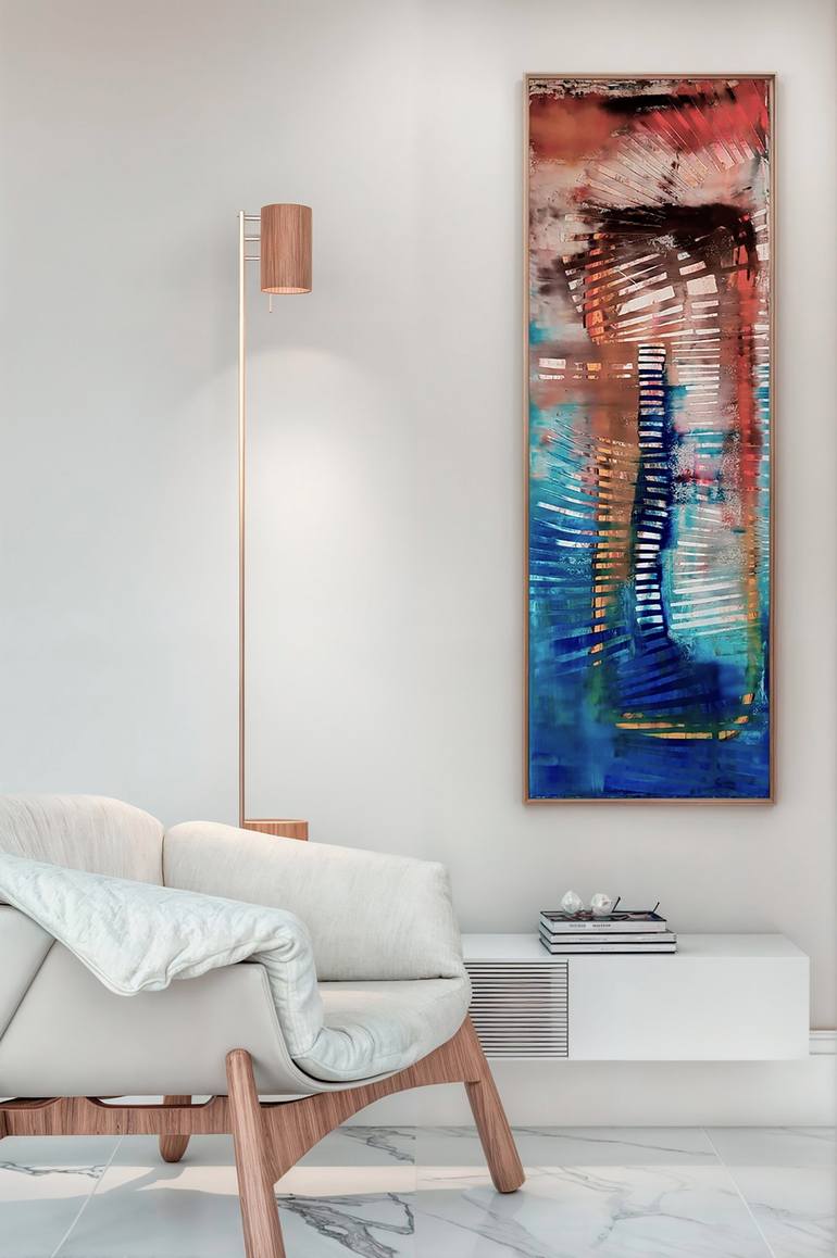 Original Abstract Painting by Rosangela Oliveira