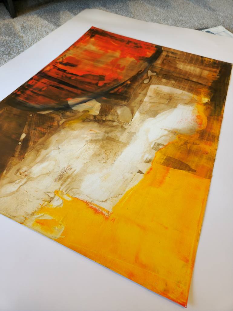 Original Contemporary Abstract Painting by Rosangela Olro