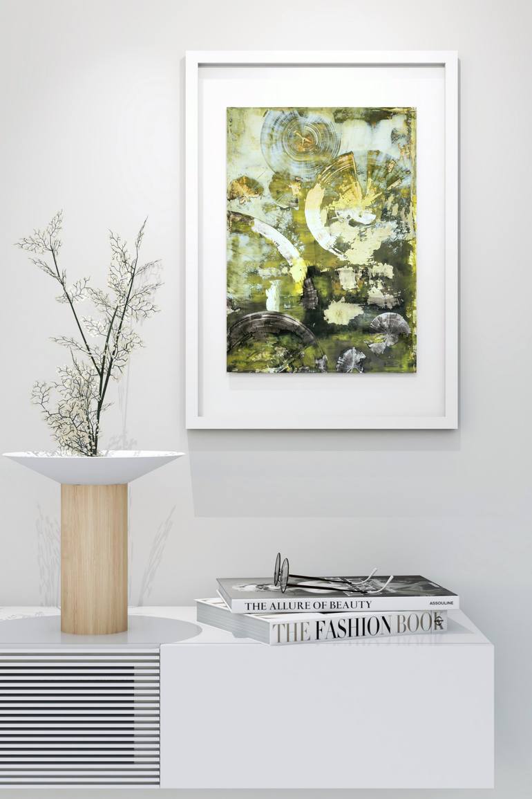 Original Abstract Painting by Rosangela Oliveira