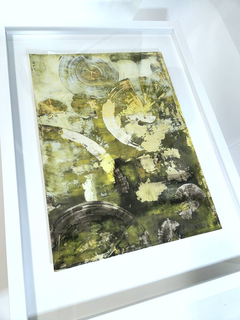 Original Abstract Painting by Rosangela Oliveira