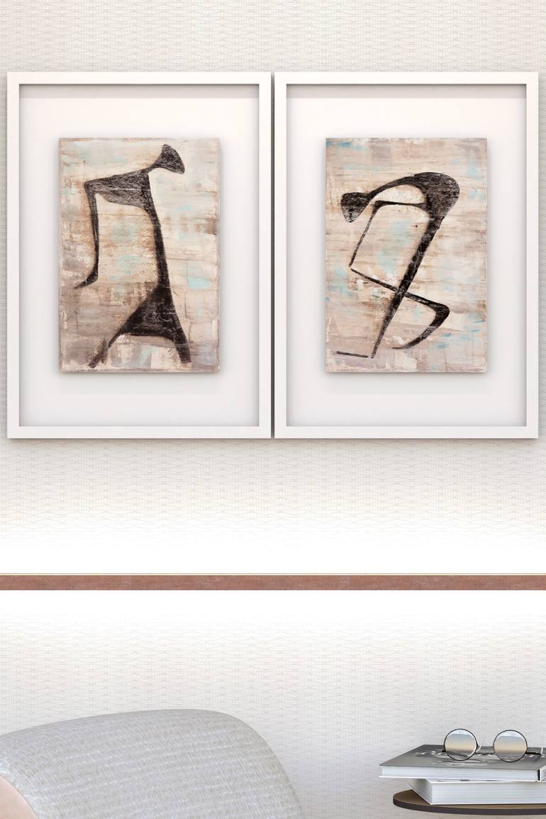 Original Abstract Painting by Rosangela Olro