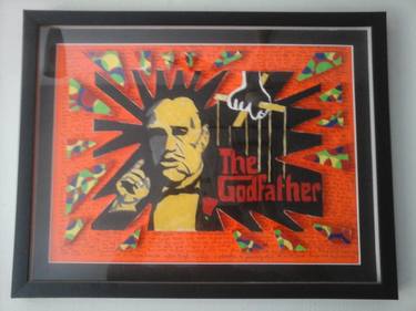 Marlon Brando - The Godfather 3D crafted with Fluorescence effect thumb