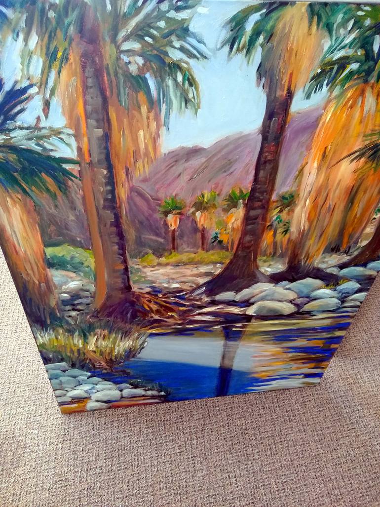 Original Art Deco Landscape Painting by Sunny  Patton