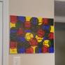 The painting, signed, and hung.