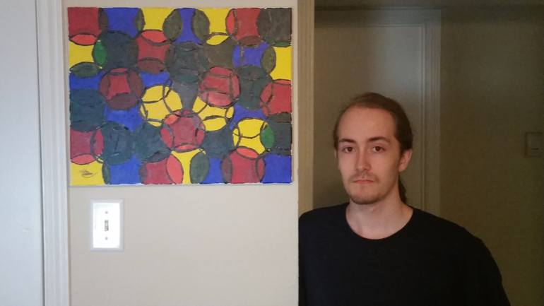 Original Abstract Painting by Zebulun Mcneill