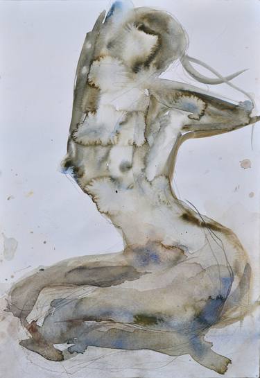 Original Nude Painting by Alexandra Marinova