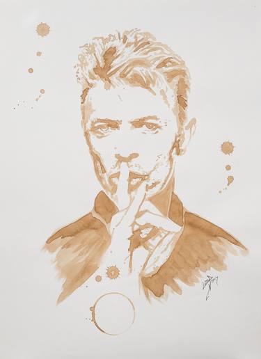 Print of Fine Art Pop Culture/Celebrity Paintings by LOIC ERCOLESSI
