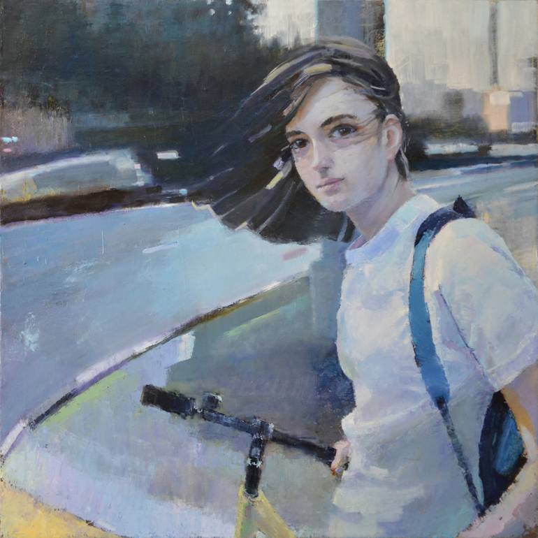 Bike Painting by Rustam Garu Saatchi Art