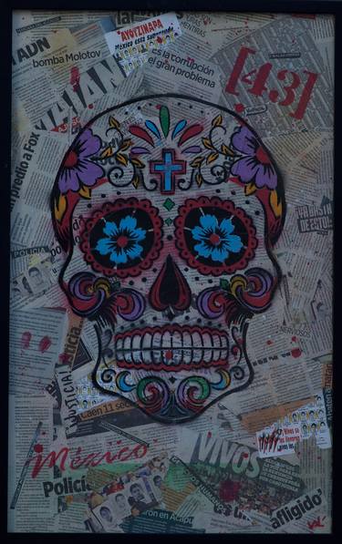 Calavera de Ayotzinapa 43, México Octubre 2014 thumb