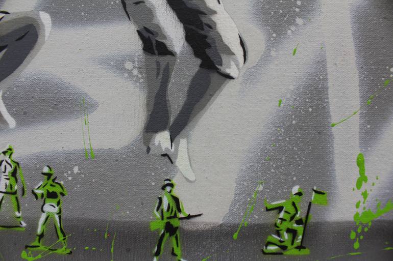 Original Street Art Pop Culture/Celebrity Painting by Valérian Lenud