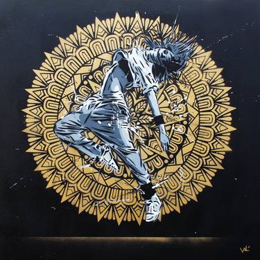 Original Street Art Graffiti Paintings by Valérian Lenud