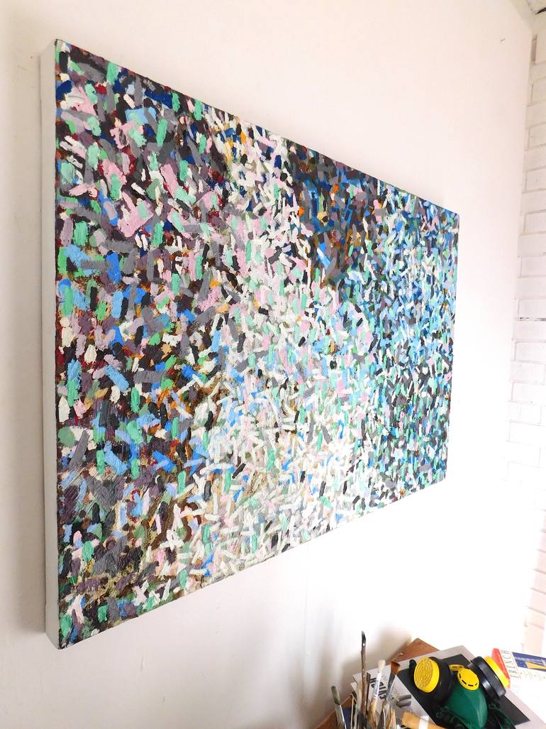Original Abstract Seascape Painting by Randal Arvilla