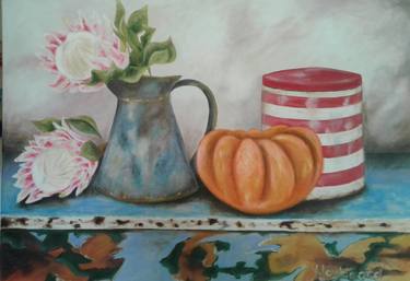 Print of Fine Art Still Life Paintings by Liza Lombaard