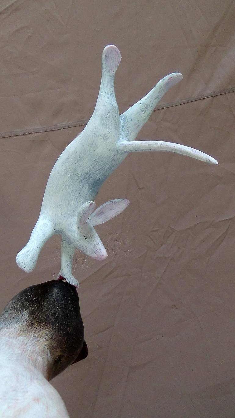 Original Animal Sculpture by Claude Feuillet