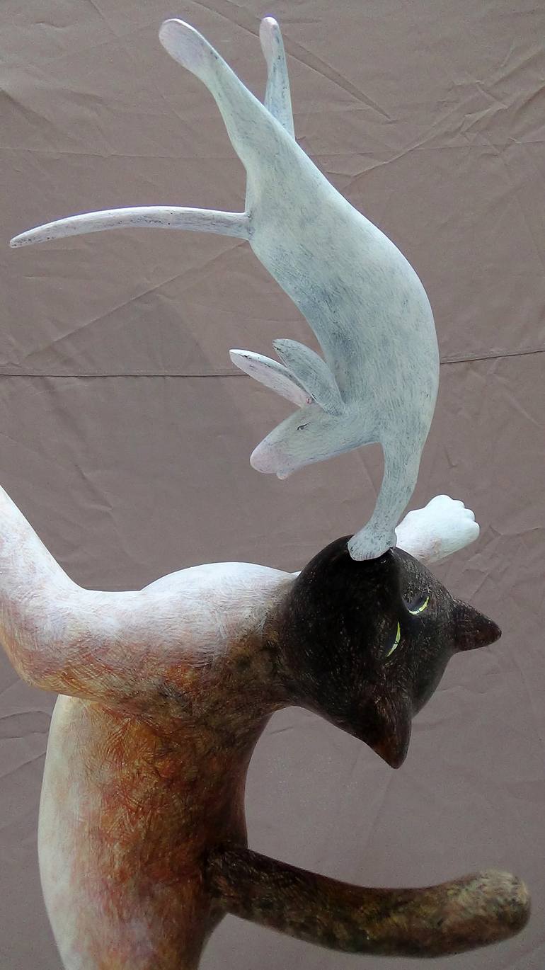 Original Animal Sculpture by Claude Feuillet