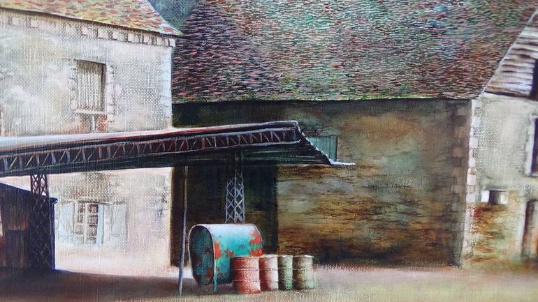 Original Figurative Landscape Painting by Claude Feuillet