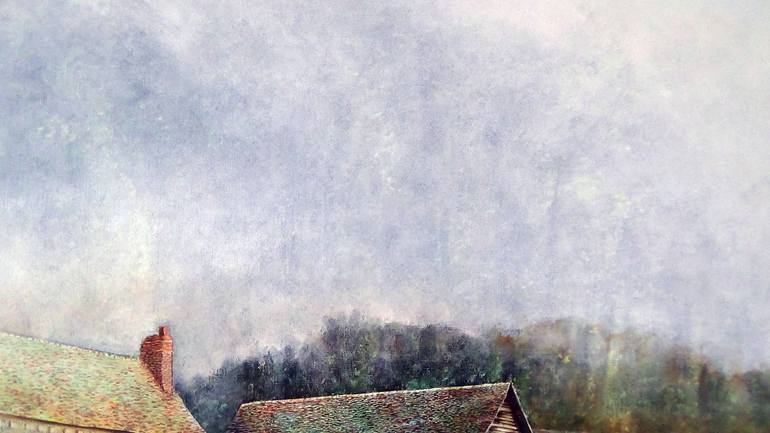 Original Figurative Landscape Painting by Claude Feuillet