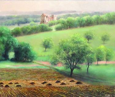 Original Figurative Landscape Paintings by Claude Feuillet