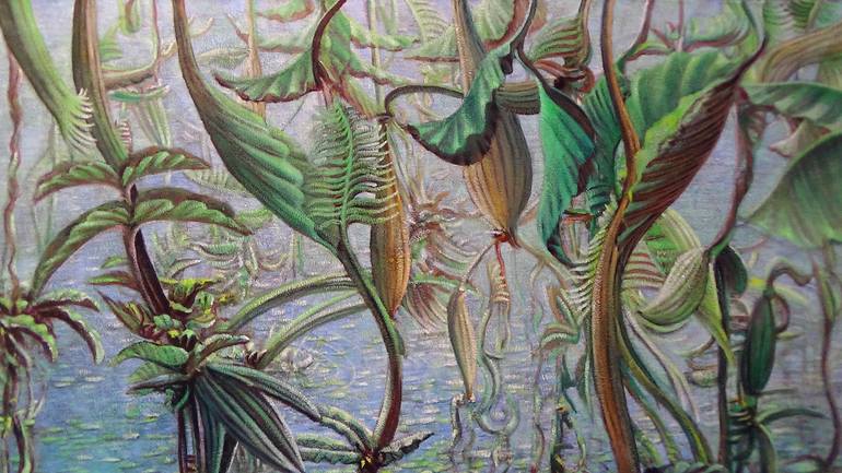 Original Figurative Nature Painting by Claude Feuillet