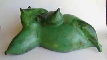 Original Surrealism Animal Sculpture by Claude Feuillet