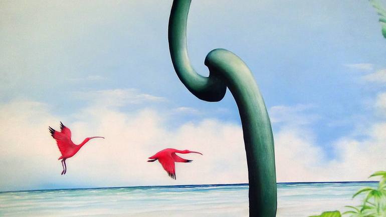 Original Figurative Seascape Painting by Claude Feuillet