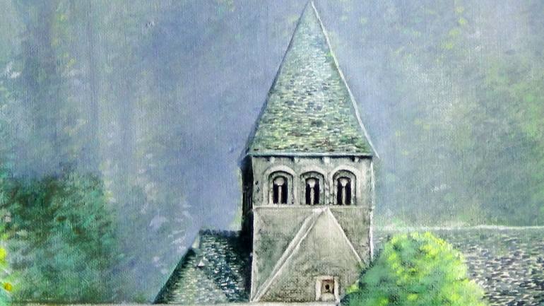 Original Figurative Landscape Painting by Claude Feuillet