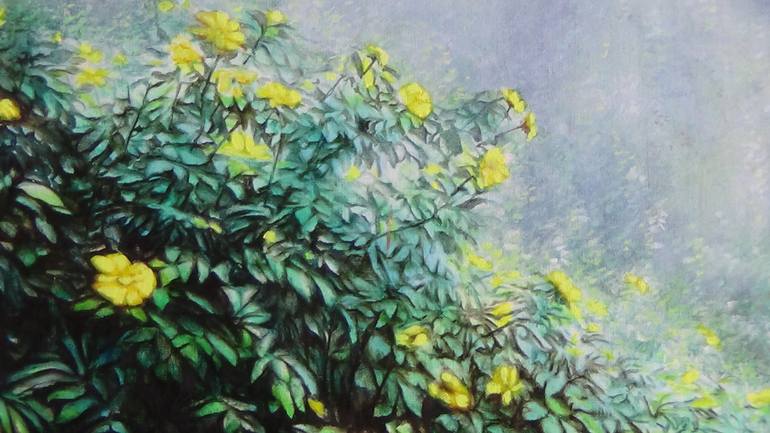 Original Figurative Landscape Painting by Claude Feuillet