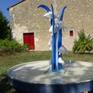 Collection artistic outdoor fountains