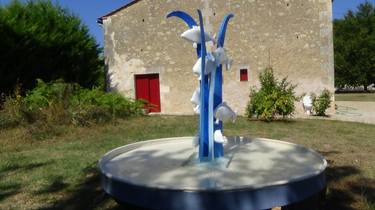 Original Water Sculpture by Claude Feuillet