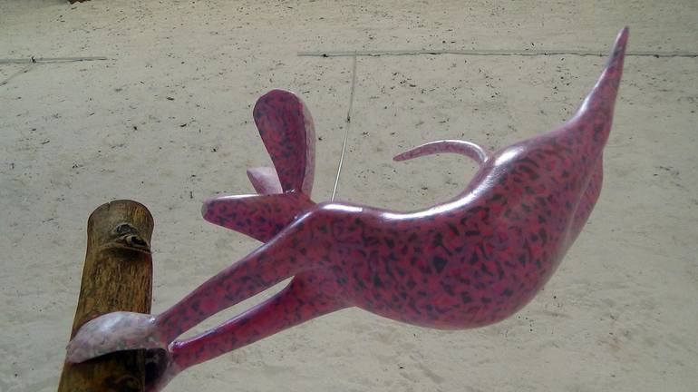Original Surrealism Animal Sculpture by Claude Feuillet