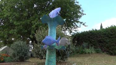 Original Fish Sculpture by Claude Feuillet