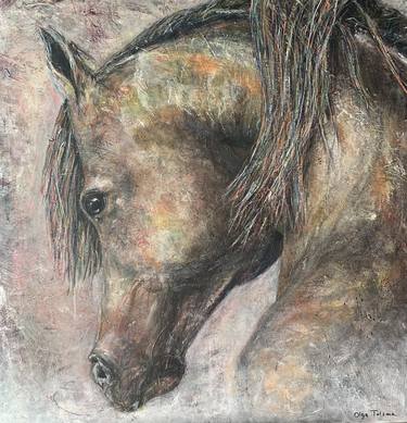 Original Expressionism Horse Paintings by Olga Talsma