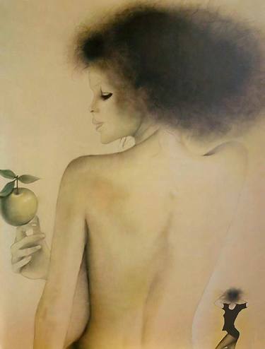 Print of Fine Art Nude Drawings by Iwona Sosnowska