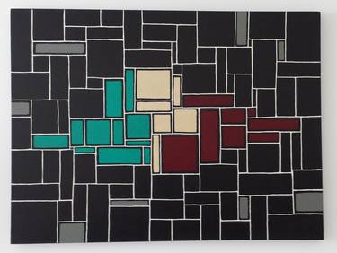 Original Cubism Abstract Paintings by Mark Tyner