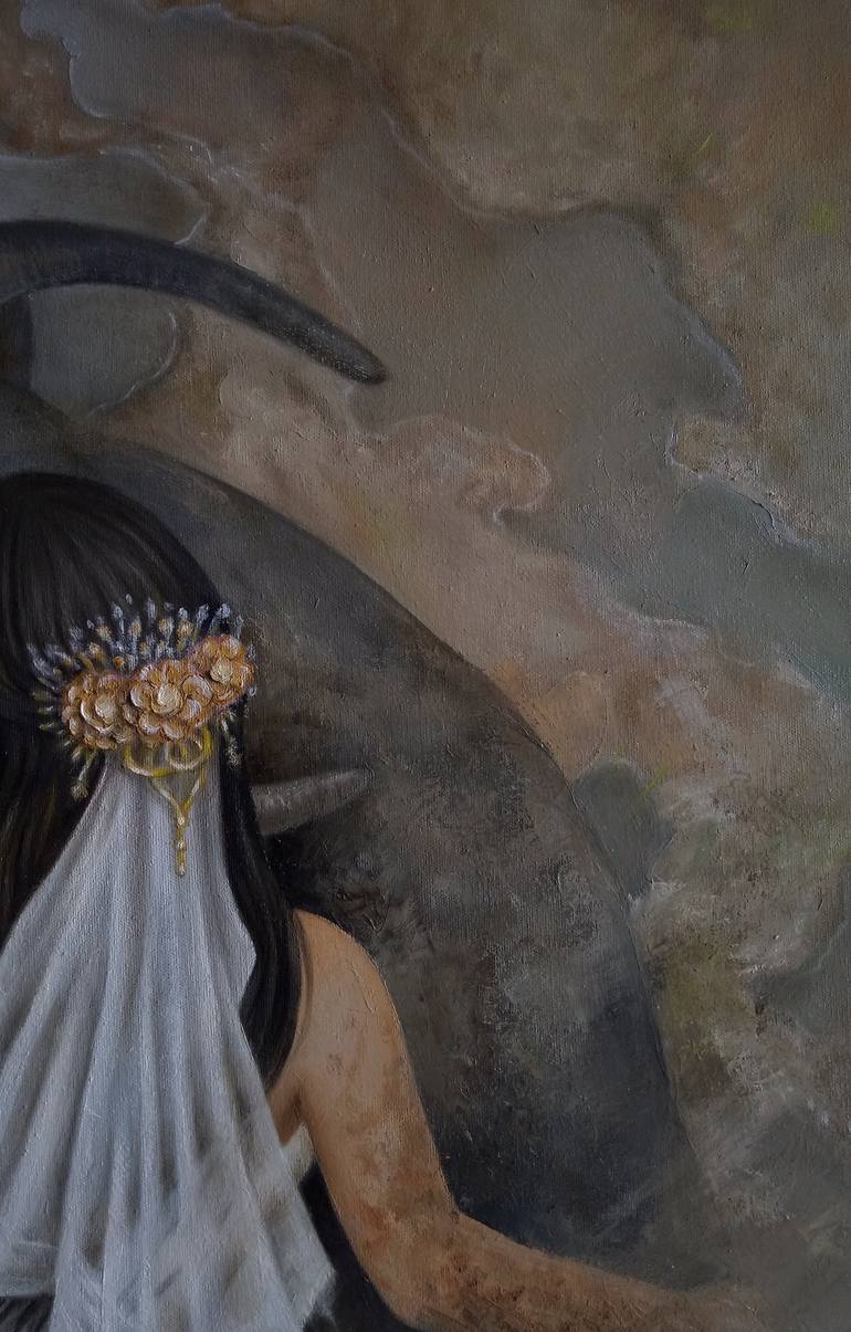 Original Figurative Women Painting by Satrio Budhi Tomo