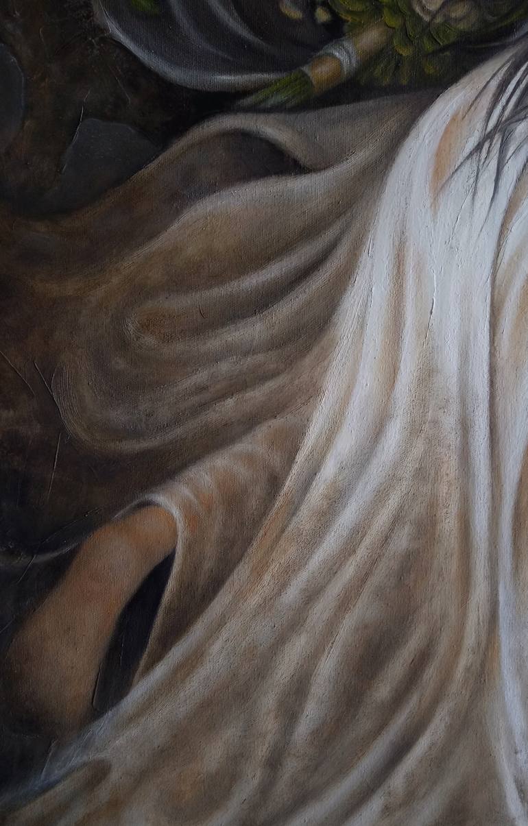 Original Figurative Women Painting by Satrio Budhi Tomo