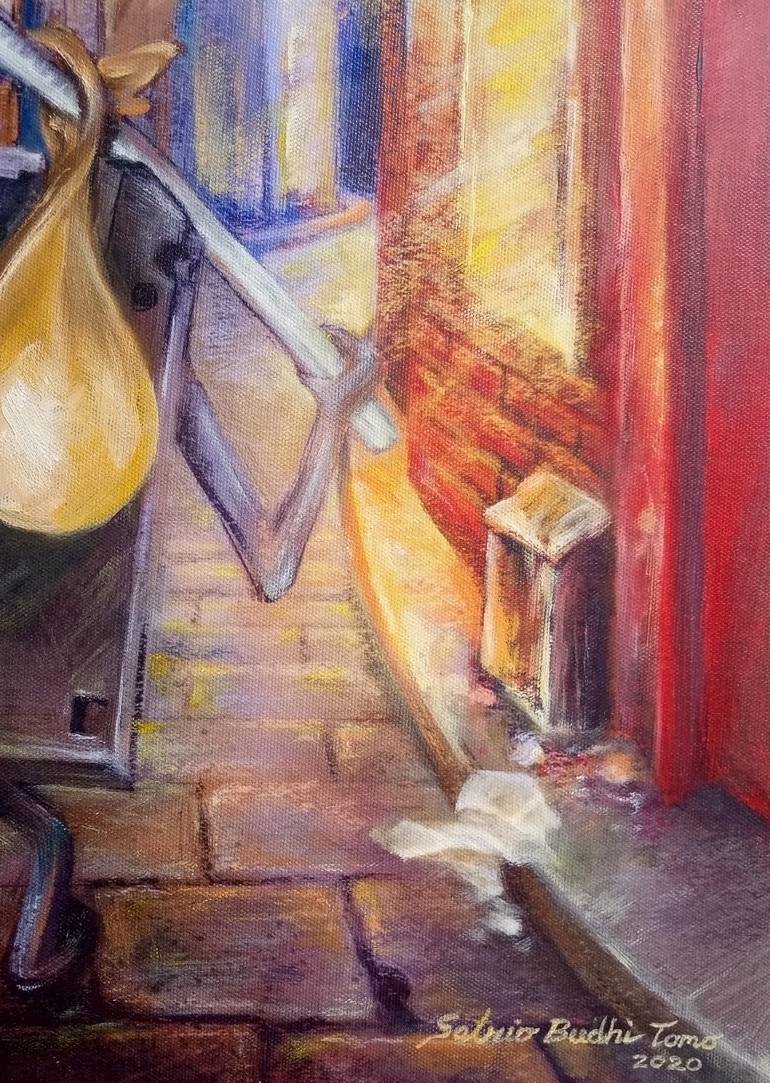 Original Figurative Science/Technology Painting by Satrio Budhi Tomo