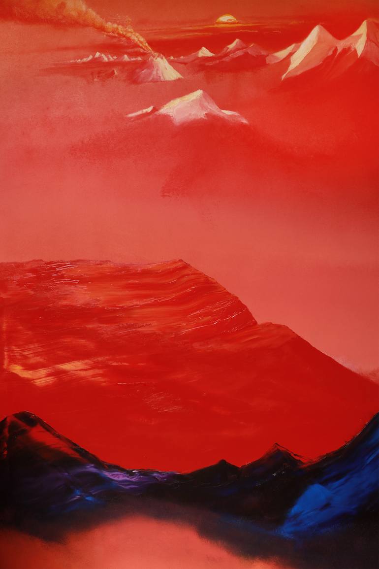 Original Figurative Landscape Painting by Arturo Prins